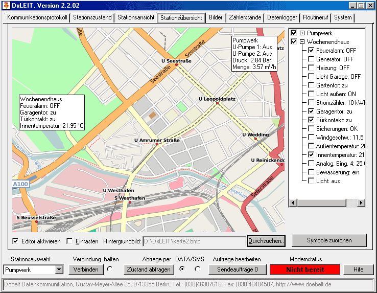 Screenshot 5: station overview - graphical