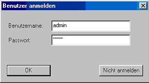 Screenshot 1: user login